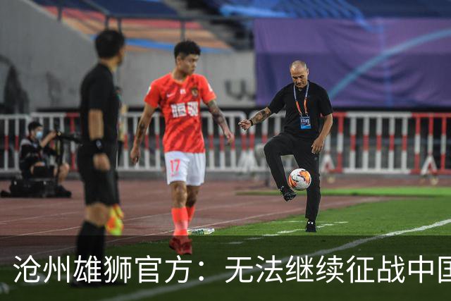 沧州雄狮官方：无法继续征战中国足球职业联赛
